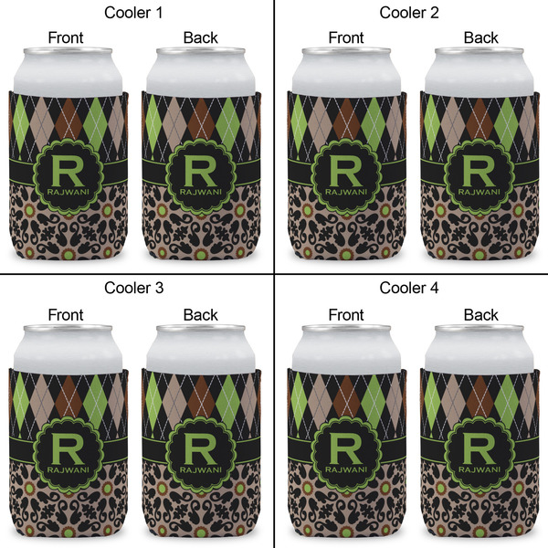 Argyle & Moroccan Mosaic Can Sleeve (Approval)