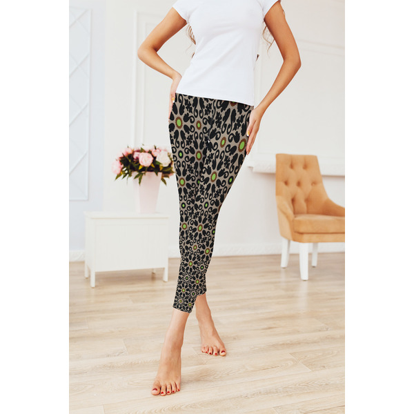 Argyle & Moroccan Mosaic Ladies Leggings - LIFESTYLE 2