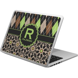 Argyle & Moroccan Mosaic Laptop Skin - Custom Sized (Personalized)