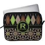 Argyle & Moroccan Mosaic Laptop Sleeve / Case (Personalized)