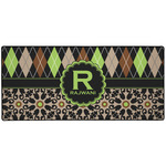 Argyle & Moroccan Mosaic Gaming Mouse Pad (Personalized)