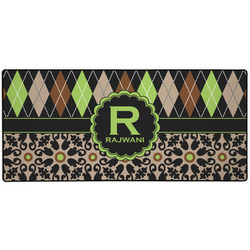 Argyle & Moroccan Mosaic 3XL Gaming Mouse Pad - 35" x 16" (Personalized)