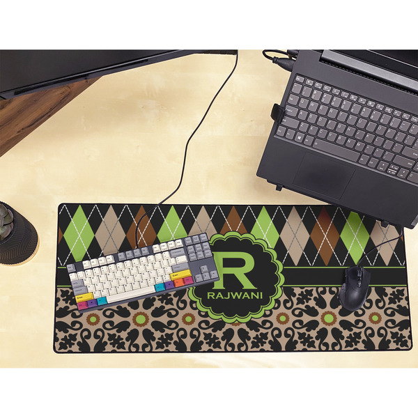 Argyle & Moroccan Mosaic Large Gaming Mats - LIFESTYLE