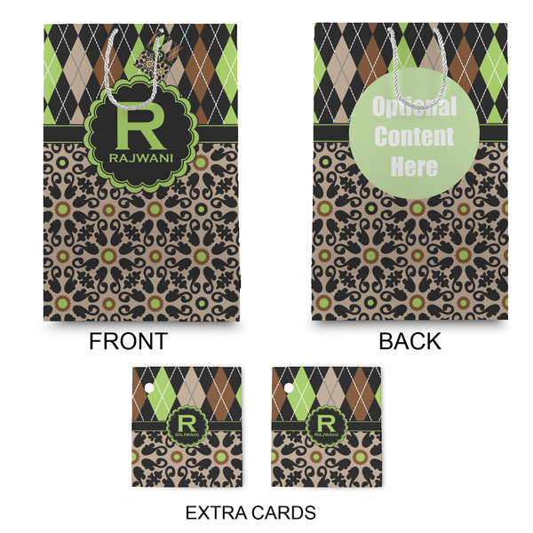 Argyle & Moroccan Mosaic Large Gift Bag - Approval