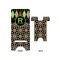 Argyle & Moroccan Mosaic Large Phone Stand - Front & Back