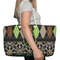 Argyle & Moroccan Mosaic Large Rope Tote Bag - In Context View