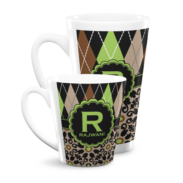 Argyle & Moroccan Mosaic Latte Mugs Main
