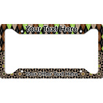 Argyle & Moroccan Mosaic License Plate Frame (Personalized)