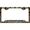 Argyle & Moroccan Mosaic License Plate Frame - Style C (Personalized)