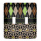 Argyle & Moroccan Mosaic Light Switch Cover (2 Toggle Plate)