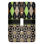 Argyle & Moroccan Mosaic Light Switch Cover (Single Toggle)