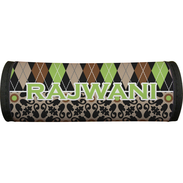 Argyle & Moroccan Mosaic Luggage Handle Wrap