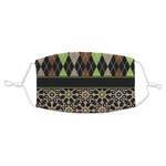 Argyle & Moroccan Mosaic Adult Cloth Face Mask