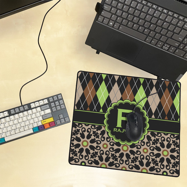 Argyle & Moroccan Mosaic Medium Gaming Mats - LIFESTYLE