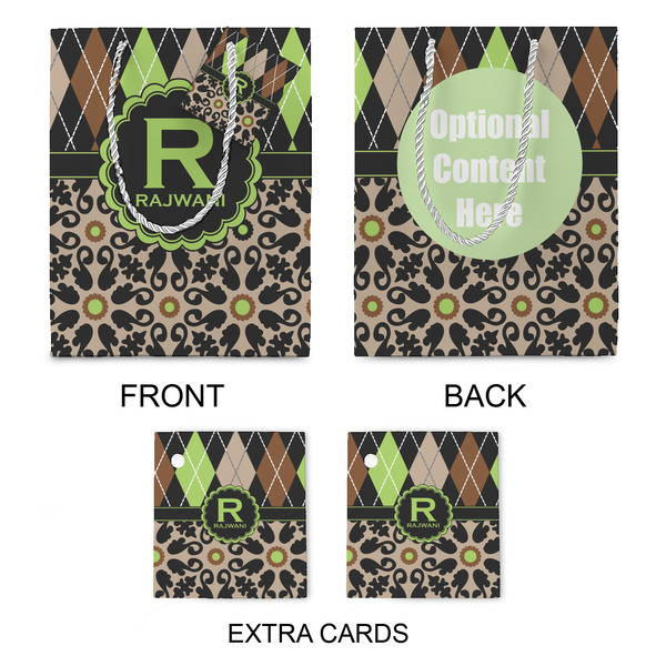 Argyle & Moroccan Mosaic Medium Gift Bag - Approval