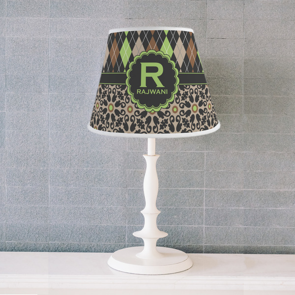 Argyle & Moroccan Mosaic Poly Film Empire Lampshade - Lifestyle