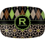 Argyle & Moroccan Mosaic Melamine Platter (Personalized)