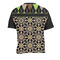 Argyle & Moroccan Mosaic Men's Crew Neck T Shirt Medium - Back