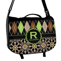 Argyle & Moroccan Mosaic Messenger Bag (Personalized)