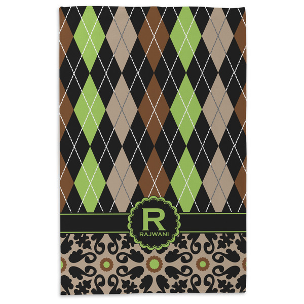 Argyle & Moroccan Mosaic Microfiber Dish Towel - APPROVAL