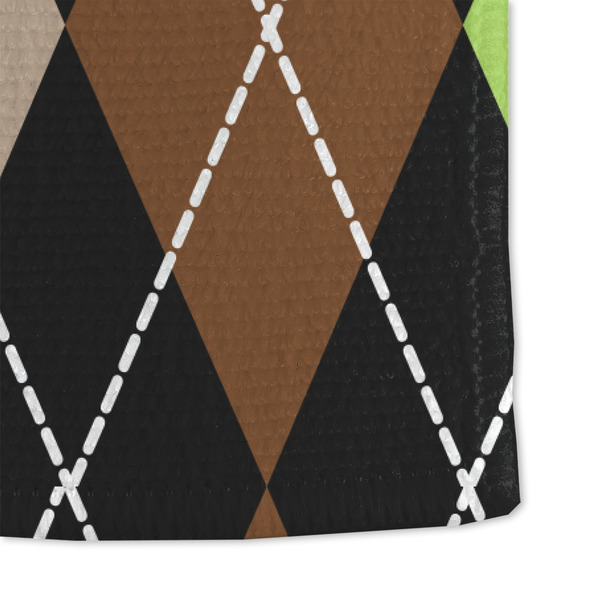 Argyle & Moroccan Mosaic Microfiber Dish Towel - DETAIL