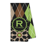 Argyle & Moroccan Mosaic Kitchen Towel - Microfiber (Personalized)