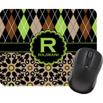 Argyle & Moroccan Mosaic Rectangular Mouse Pad (Personalized)