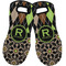 Argyle & Moroccan Mosaic Neoprene Oven Mitts - Set of 2 w/ Name and Initial