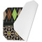 Argyle & Moroccan Mosaic Octagon Placemat - Single front (folded)