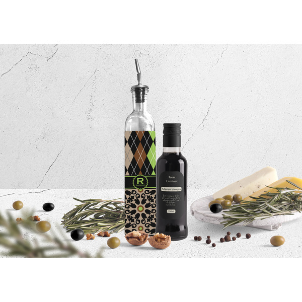 Argyle & Moroccan Mosaic Oil Dispenser Bottle - Lifestyle Photo
