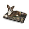 Argyle & Moroccan Mosaic Outdoor Dog Beds - Medium - IN CONTEXT