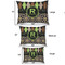 Argyle & Moroccan Mosaic Outdoor Dog Beds - SIZE CHART