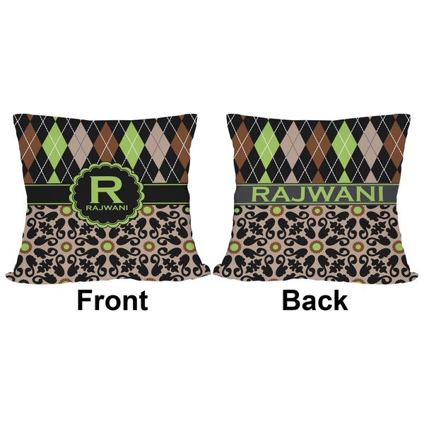 Argyle & Moroccan Mosaic Outdoor Pillow - 20x20