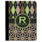 Argyle & Moroccan Mosaic Padfolio Clipboards - Large - FRONT