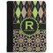 Argyle & Moroccan Mosaic Padfolio Clipboards - Small - FRONT