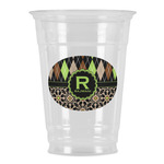 Argyle & Moroccan Mosaic Party Cups - 16oz (Personalized)
