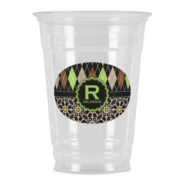 Custom Argyle & Moroccan Mosaic Party Cups - 16oz (Personalized)