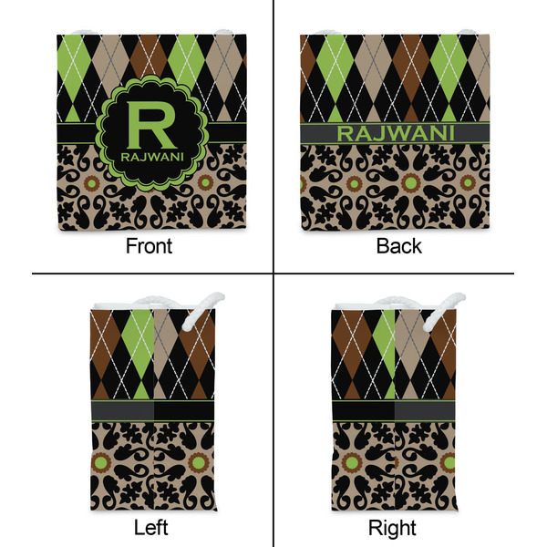 Argyle & Moroccan Mosaic Party Favor Gift Bag - Gloss - Approval