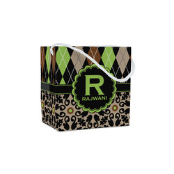 Argyle & Moroccan Mosaic Party Favor Gift Bags - Gloss (Personalized)