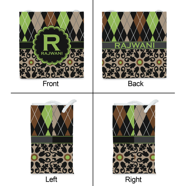 Argyle & Moroccan Mosaic Party Favor Gift Bag - Matte - Approval