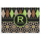 Argyle & Moroccan Mosaic Disposable Paper Placemats (Personalized)