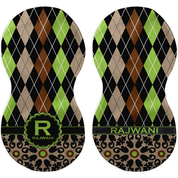 Argyle & Moroccan Mosaic Peanut Shaped Burps - Approval