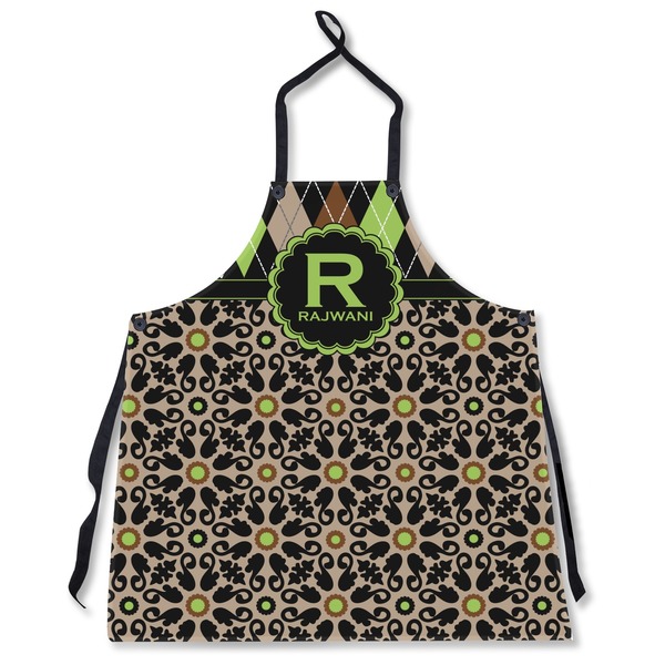Argyle & Moroccan Mosaic Personalized Apron