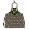 Argyle & Moroccan Mosaic Apron Without Pockets w/ Name and Initial