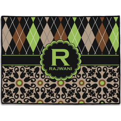 Argyle & Moroccan Mosaic Door Mat (Personalized)
