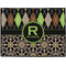 Argyle & Moroccan Mosaic Door Mat - 24"x18" (Personalized)
