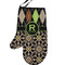 Argyle & Moroccan Mosaic Personalized Oven Mitt - Left