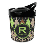 Argyle & Moroccan Mosaic Plastic Ice Bucket (Personalized)