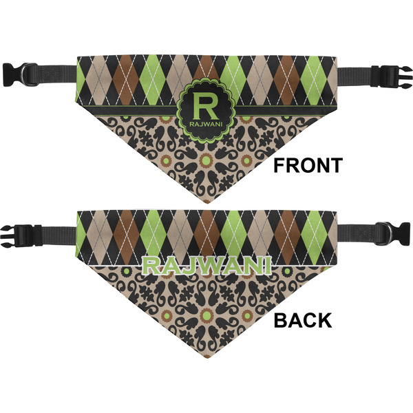Argyle & Moroccan Mosaic Pet Bandana Approval