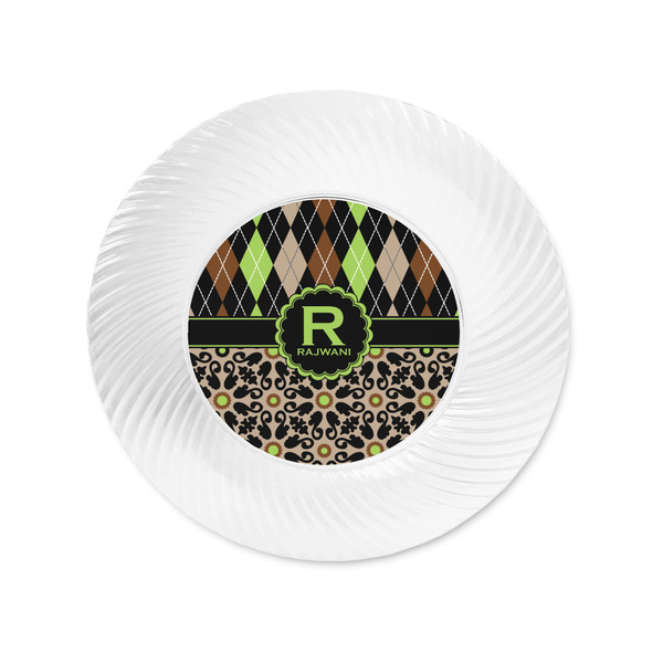 Argyle & Moroccan Mosaic Plastic Party Appetizer & Dessert Plates - Approval